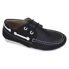 Catenzo Junior Crt 204 Sepatu Casual Sneaker-Anak Laki-Laki-Silky-Rubber-Lucu Dan Bagus(Hitam)