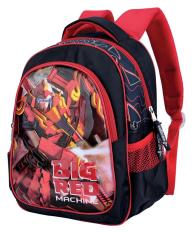 Catenzo Junior CST 273 tas ransel laki-laki - bahan diadora - 26x12x37 - bagus dan keren (Red)