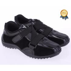 Catenzo Junior Sepatu Sekolah Anak Laki-Laki - Hitam - CAT 071