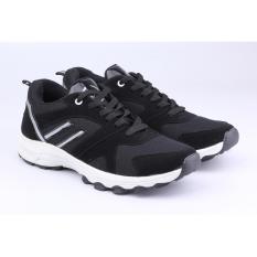 Catenzo Sepatu Olahraga Lari Running Fitnes Aerobik Senam Sekolah Kuliah Kerja AT103 Trendy Best Seller Running Shoes - Hitam
