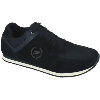 Catenzo Sepatu Sport Olahraga Lari Synthetic Pria - Men Running Shoes - Hitam