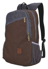 Catenzo Unisex Backpack/Ransel Bisa Buat Laptop + Rain Cover- Canvas 463 St 041
