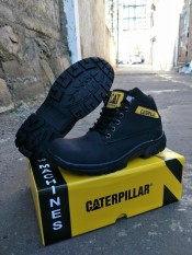caterpillar safety shoes semi boots sepatu pria tracking gunung kerja kuliah lapangan proyek dinas