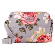 Cath Kidston Matt Oilcloth Crossbody Mini Busy Bag Richmond Rose Grey 570510 - intl