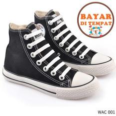 Cbr Six Sepatu Sneakers / Kets Anak Laki-Laki Keren Dan Trendy WAC 001 - Hitam