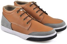 CBR SIX STC 938 Sepatu Kets/ High Cut Sneaker - Synthetic - Keren - Tan