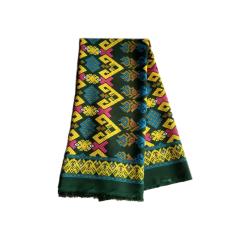 CBS - kain satin songket bisma lembaran kebaya bali - hijau