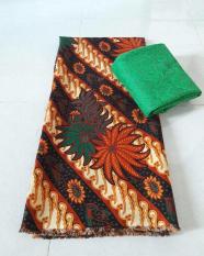 CBS - setelan kain batik camelia lasem uk. 2mtr dan brokat lembaran uk. 1.5mtr kebaya bali murah