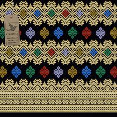 Cek Batik - Kain Bali Prada Etnik Cantik Warna Motif Gold / Emas ( HITAM, Biru, Putih, Hijau, Orange, Kuning )