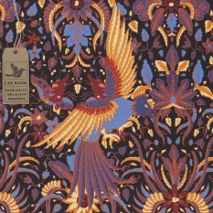 Cek Batik - Kain Batik Hitam Manis Motif Garuda Indonesia Favorit Presiden Jokowi (Biru)