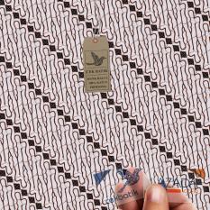 Cek Batik - Kain Batik Motif Batik Classic Parang Mini Gading Warna Dasar Putih