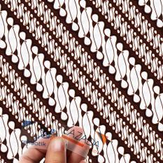 Cek Batik - Kain Batik Motif Batik Classic Parang V2 (Putih)