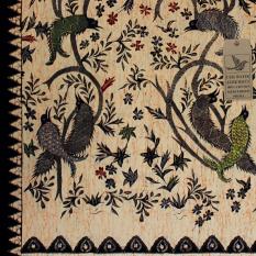 Cek Batik - Kain Batik Motif Classic Unik Burung Gading Mas madura (Cream)