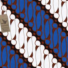 Cek Batik - Kain Batik Motif Parang Jawa (Biru)