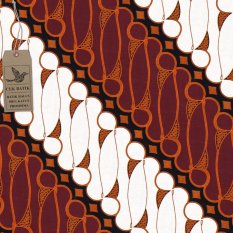 Cek Batik - Kain Batik Motif Parang Jawa (Marron)