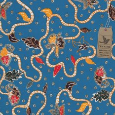 Cek Batik - Kain Batik Motif Ular Bunga Madura Manis (Tosca)