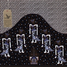 Cek Batik - Kwalitas Expor Motif Semi Tulis Kawung Putri Wayang (Biru)