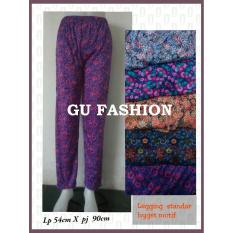 celamis leging motif, celana dalaman gamis legging bunga, celana panjang wanita cewek murah santai