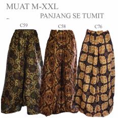 Celana batik Kulot Klok Panjang Batik Sogan Palazzo C58
