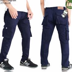 AMF celana cargo panjang navy impresif