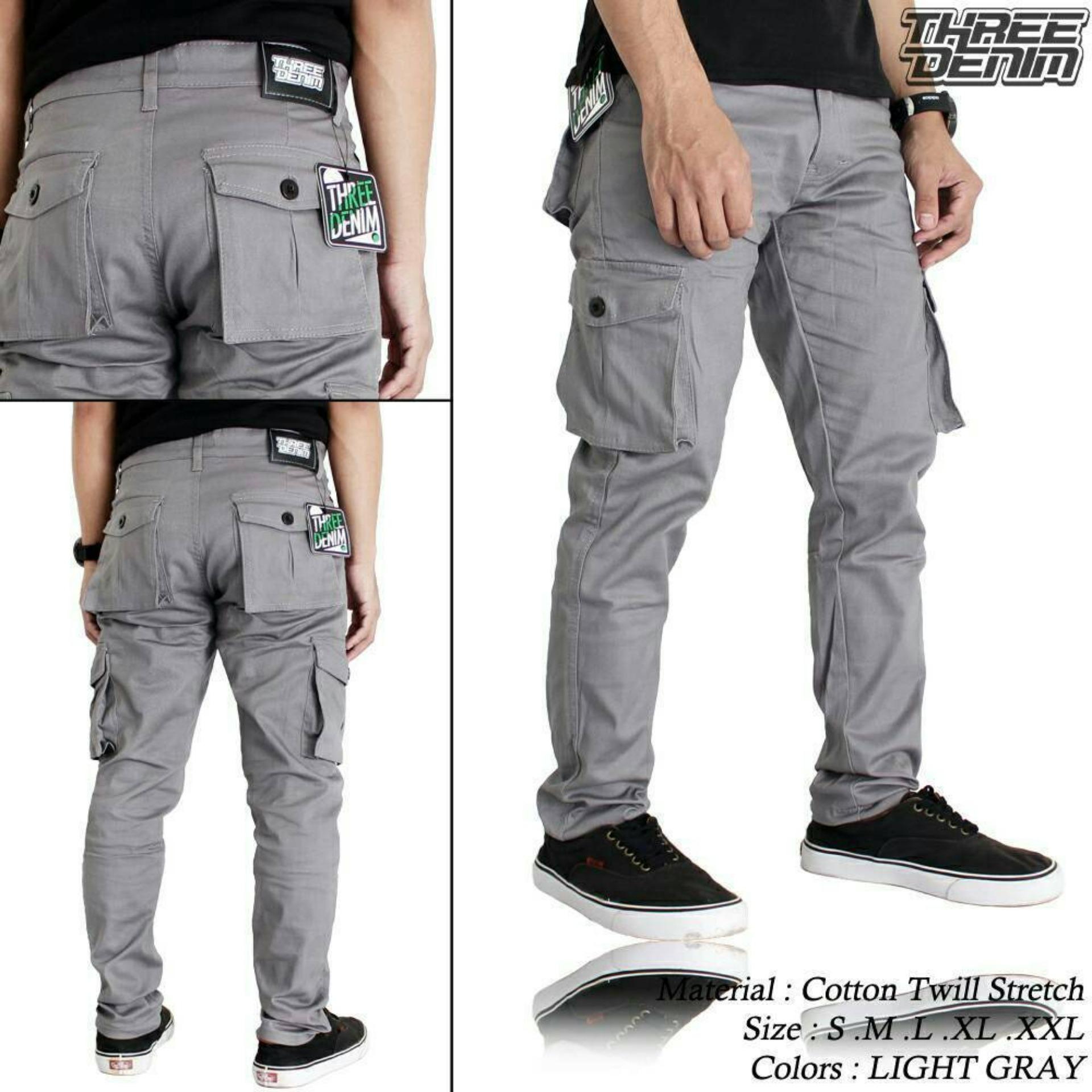 Celana Cargo Panjang Pria /Celana Gunung 3Denim