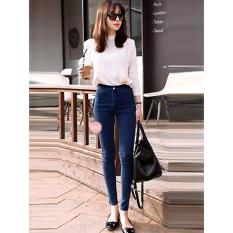 Celana Jeans HW Navy Casseroles Navy Gold