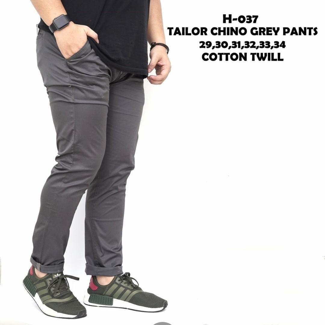 celana chino chinos pant pants grey abu abu distro ori