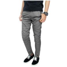 celana chino panjang / chinos abu abu / chino pant pensil skinny