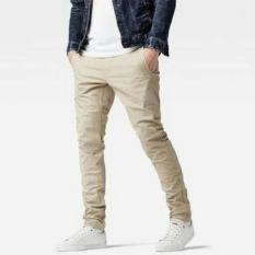 CELANA CHINO PANJANG CREAM SLIMFIT