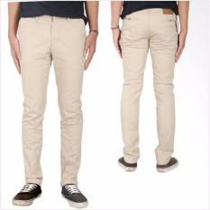 Celana Chino Pants Pria Panjang - Cream