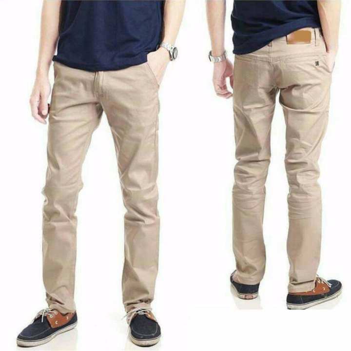  Celana  Chino Pria Panjang Exlusive Mocca  Lazada Indonesia