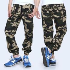 Celana Cowok Gaya Keren Joger Pant Loreng Army / Celana Distro Garsel