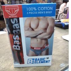 Celana Dalam Basic Element 093 Isi 3 Pcs