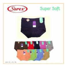 Celana Dalam Sorex 8321 Bahan Super SOFT ukuran XL (6 PCS)
