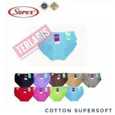 Celana Dalam Sorex Super Soft Cotton 9321 Ukuran XL atau XXL (6 Pcs)