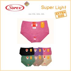 Celana Dalam Wanita Super Jumbo/ Super Big size Sorex 9421 UKURAN 6L/QXL/XXXXL