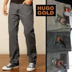 CELANA JEANS STANDAR REGULER PRIA HUGO GOLD