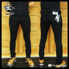 Celana Jeans Denim Hitam Tidak Luntur - 7C796B