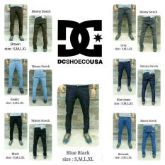 CELANA JEANS DISTRO DC PENSIL SKINNY MELAR MURAH GROSIR PRIA WANITA - Uptin2