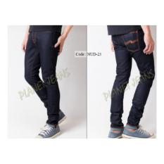 Celana Jeans / dry denim NUDlE Model Skinny / Pensil Cowok / Pria - 02