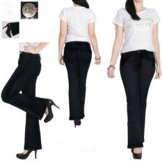 Celana Jeans JUMBO Cutbray MK75 Warna Hitam