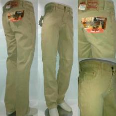 Celana Jeans Premium Pria Standar Formal Warna Cream - Hot Items