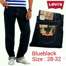 Celana Jeans Pria Regular Blueblack Levis-Lois-Wrangler - 5333A7