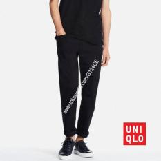CELANA JEANS PRIA UNIQLO SLIM FIT STRAIGHT WARNA 191185 Hitam Black - 1Qg4bu