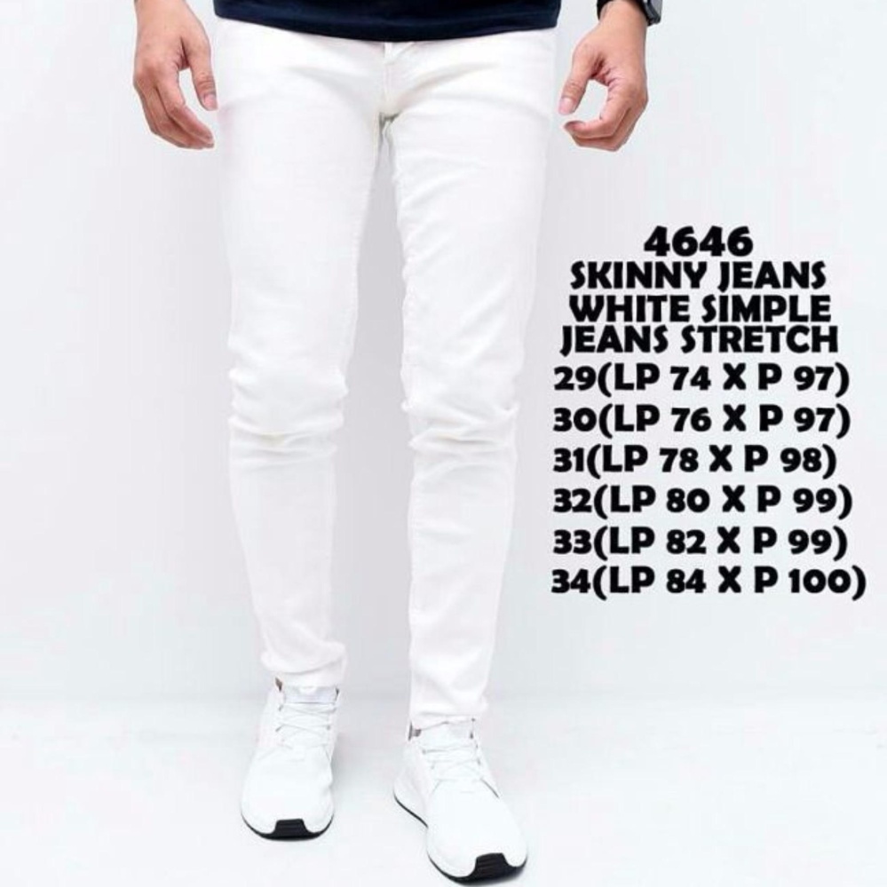 CELANA JEANS PUTIH PRIA CELANA JEANS PUTIH PRIA