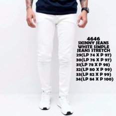 CELANA JEANS PUTIH PRIA