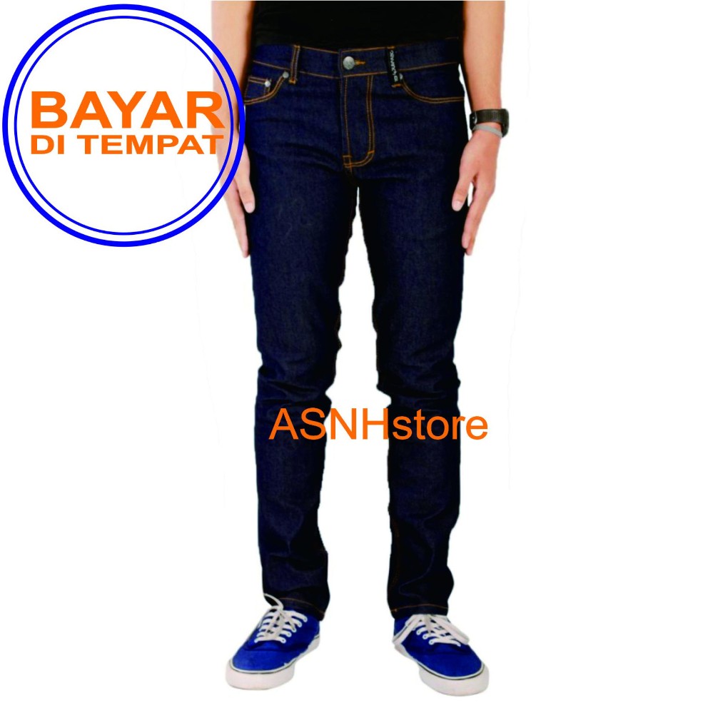 Celana jeans skinny / slimfit / pensil pria [bioblits / light blue]