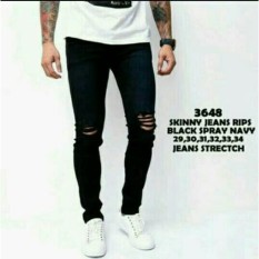 Celana Jeans Sobek Pria-Levis Sobek-Ripped Jeans-Cheapsmonday - D7e7de