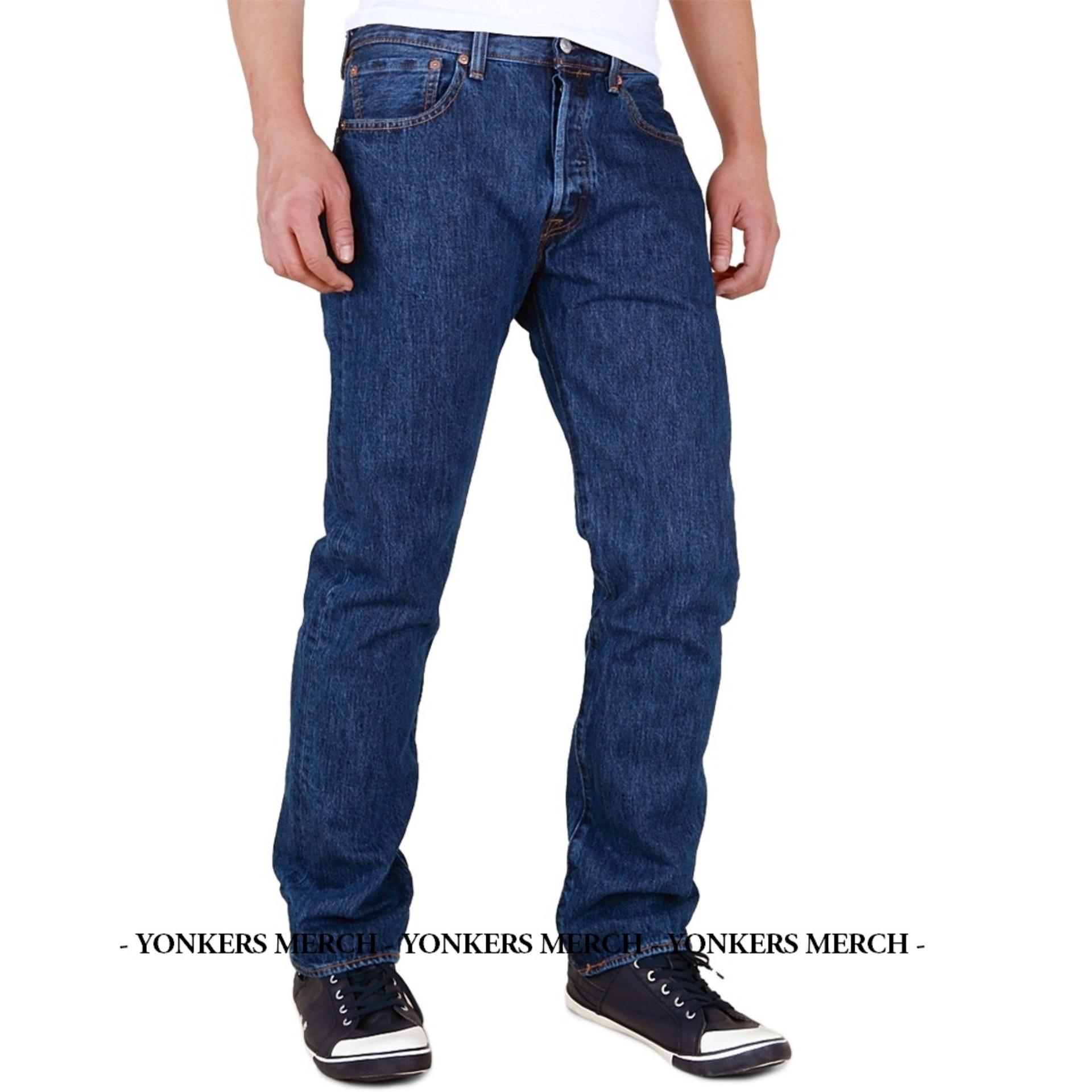 Celana Jeans Standar Regular Pria - Biowash