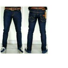 Celana Jeans wrangler Garment Blue (Biru Dongker) Standar murah